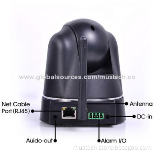 Wireless Indoor Cheap IP Camera for Day/Night, 1/4-inch CMOS Sensor
